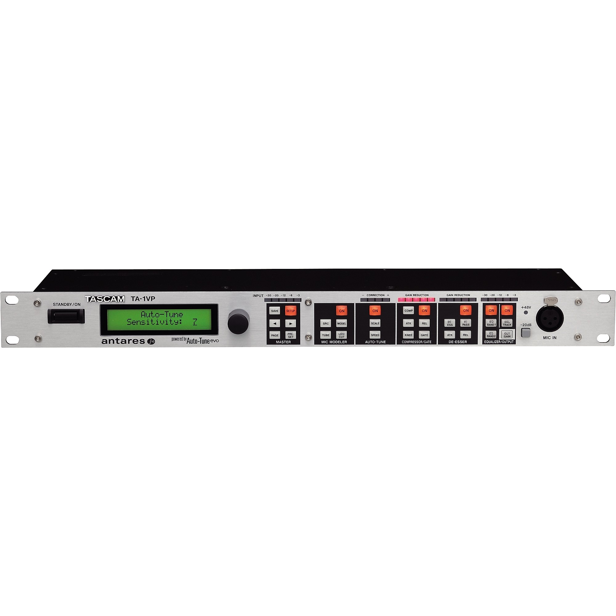 TASCAM TA-1VPマイクプリアンプAntares搭載 TASCAM TA-1VP Vocal Processor With Antares Auto-Tune | Music & Arts