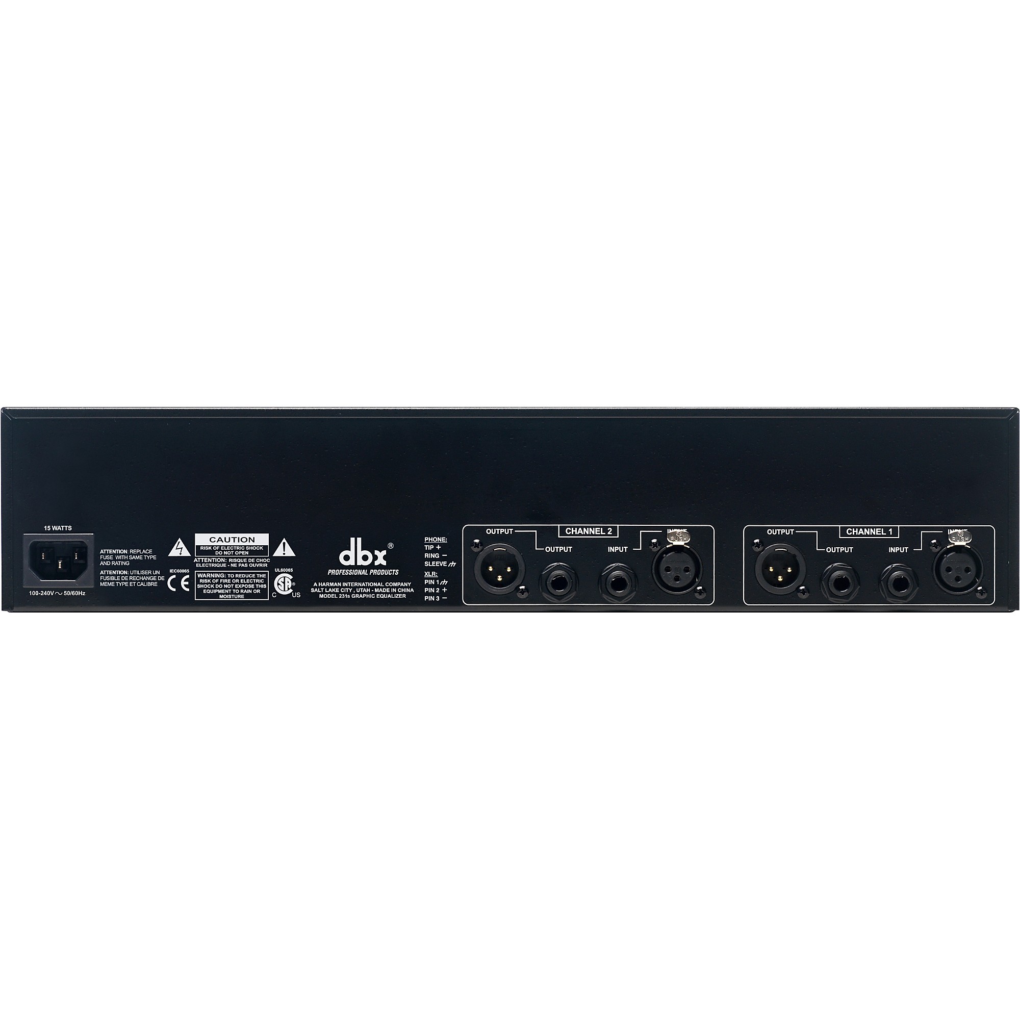 dbx 231s Dual-Channel 31-Band Graphic Equalizer | Music & Arts dbx 231s Dual-Channel 31-Band Graphic Equalizer | Music & Arts