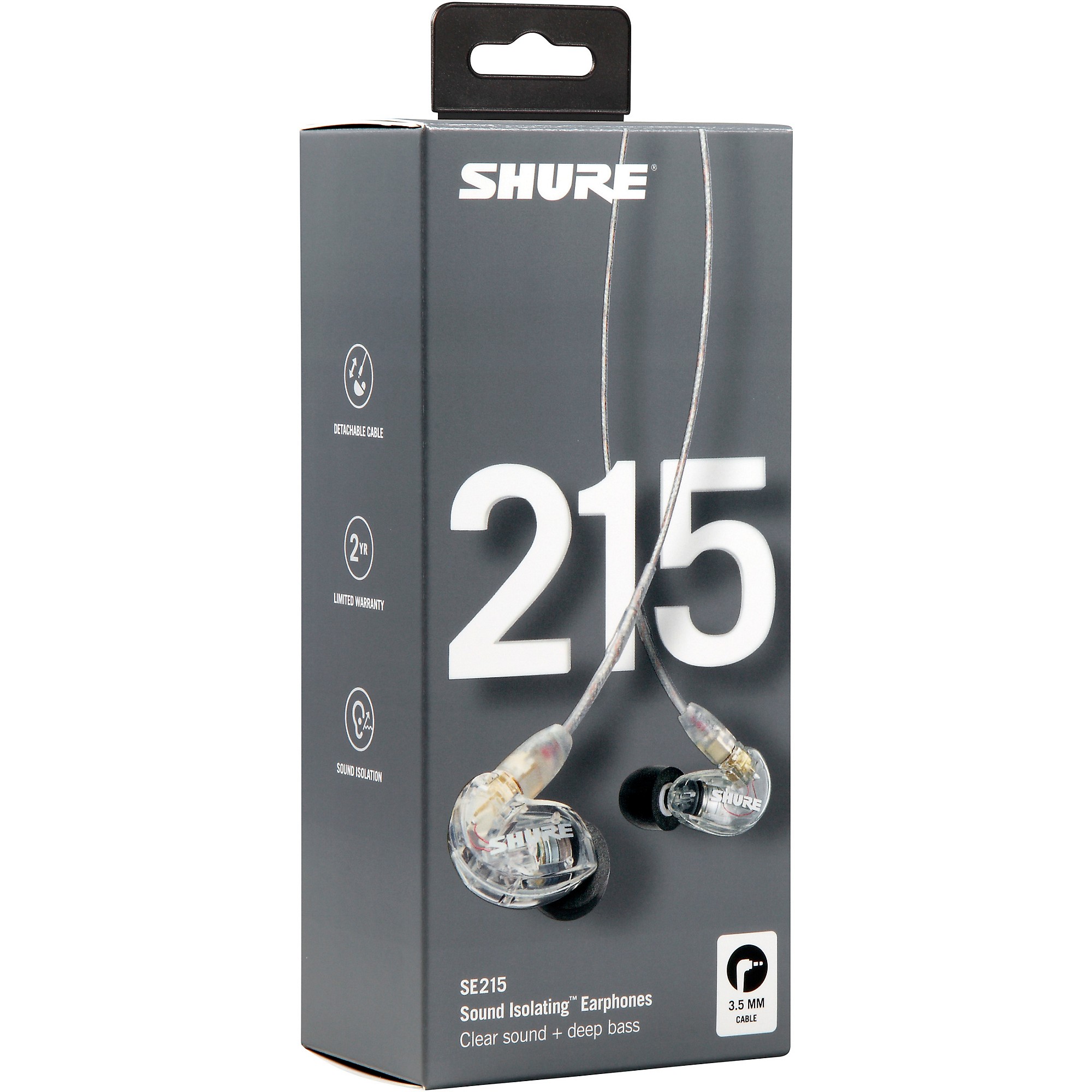 Shure SE215 Dynamic MicroDriver Earphones | Music & Arts