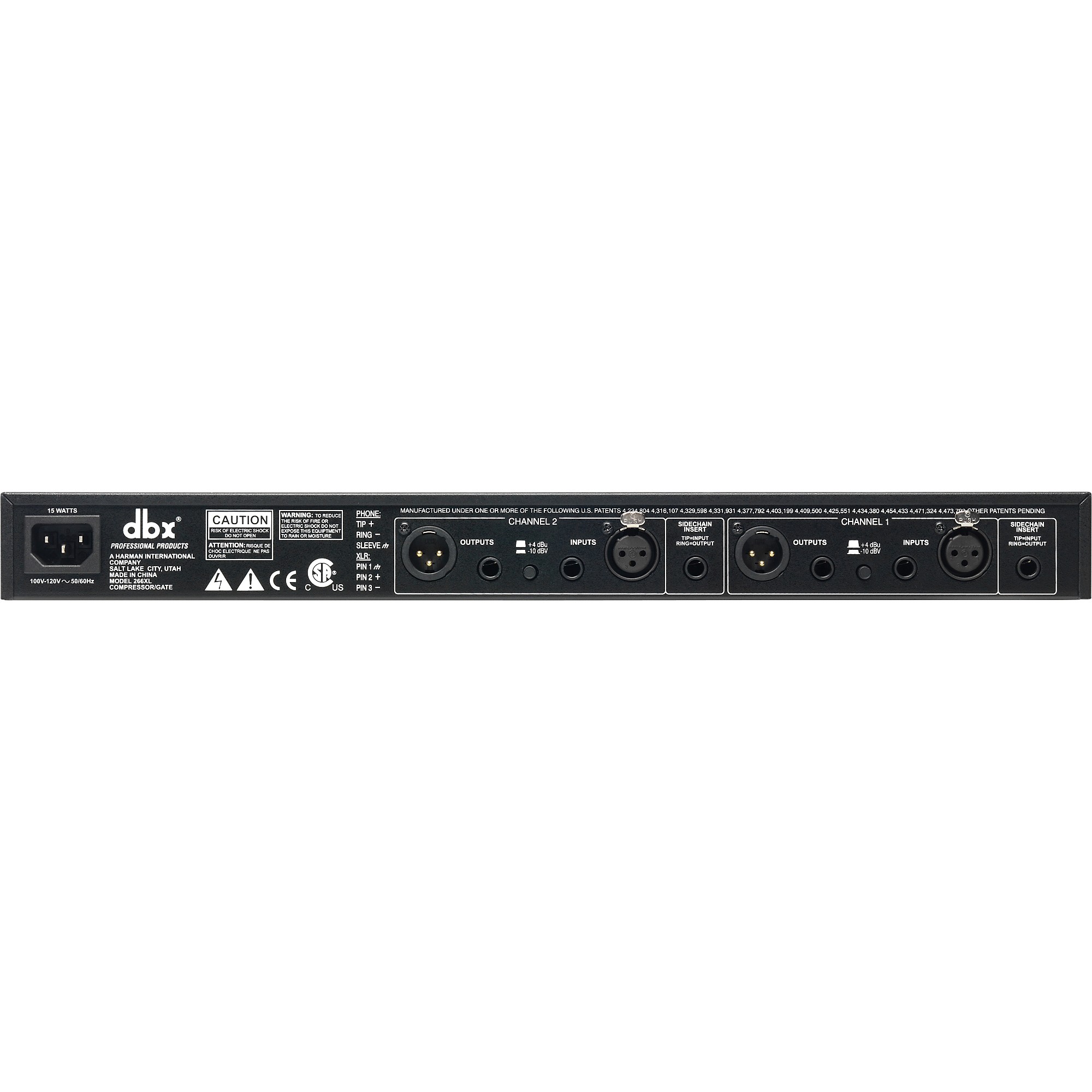 dbx 266Xs Compressor コンプレッサー dbx 266xs Compressor/Gate | Music & Arts