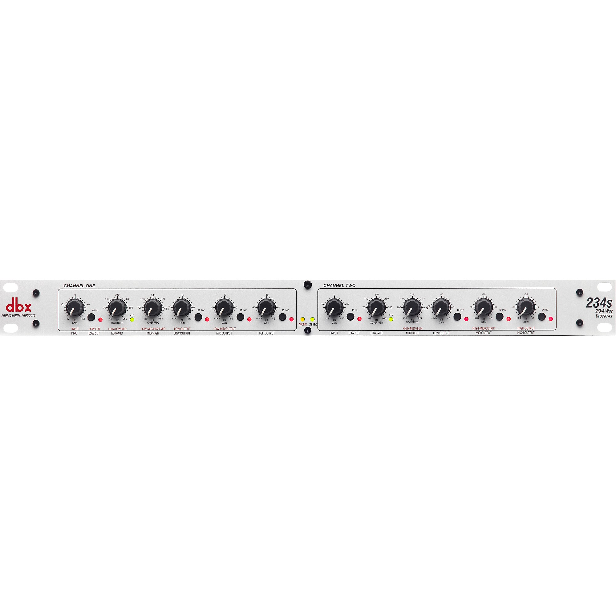 dbx 234 2/3/4ウェイ クロスオーバー (ジャンク) 電子クロスオーバーオーディオクロスオーバー、プロのステージ
