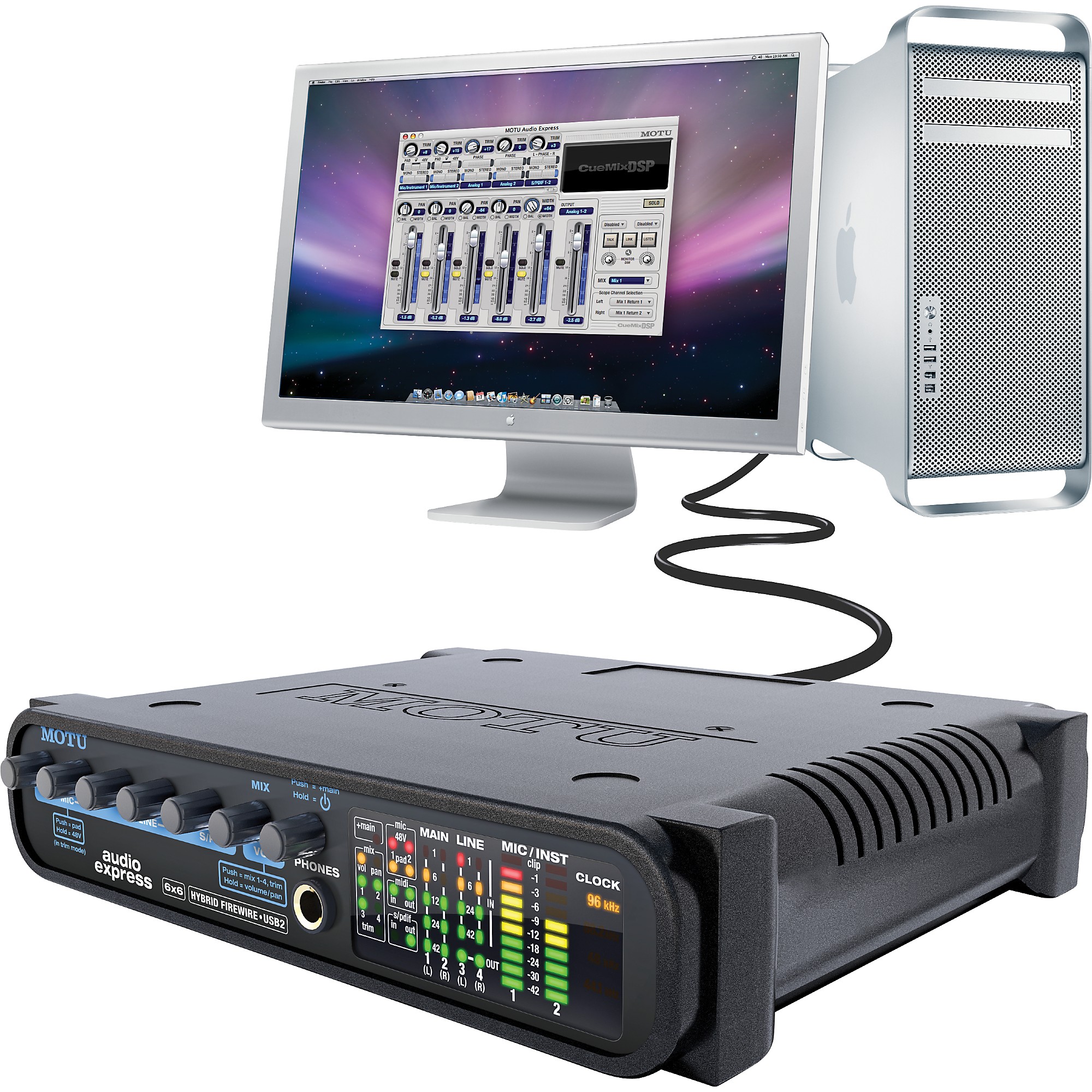 MOTU Audio Express 6 x 6 FireWire/USB 2.0 Audio Interface | Music