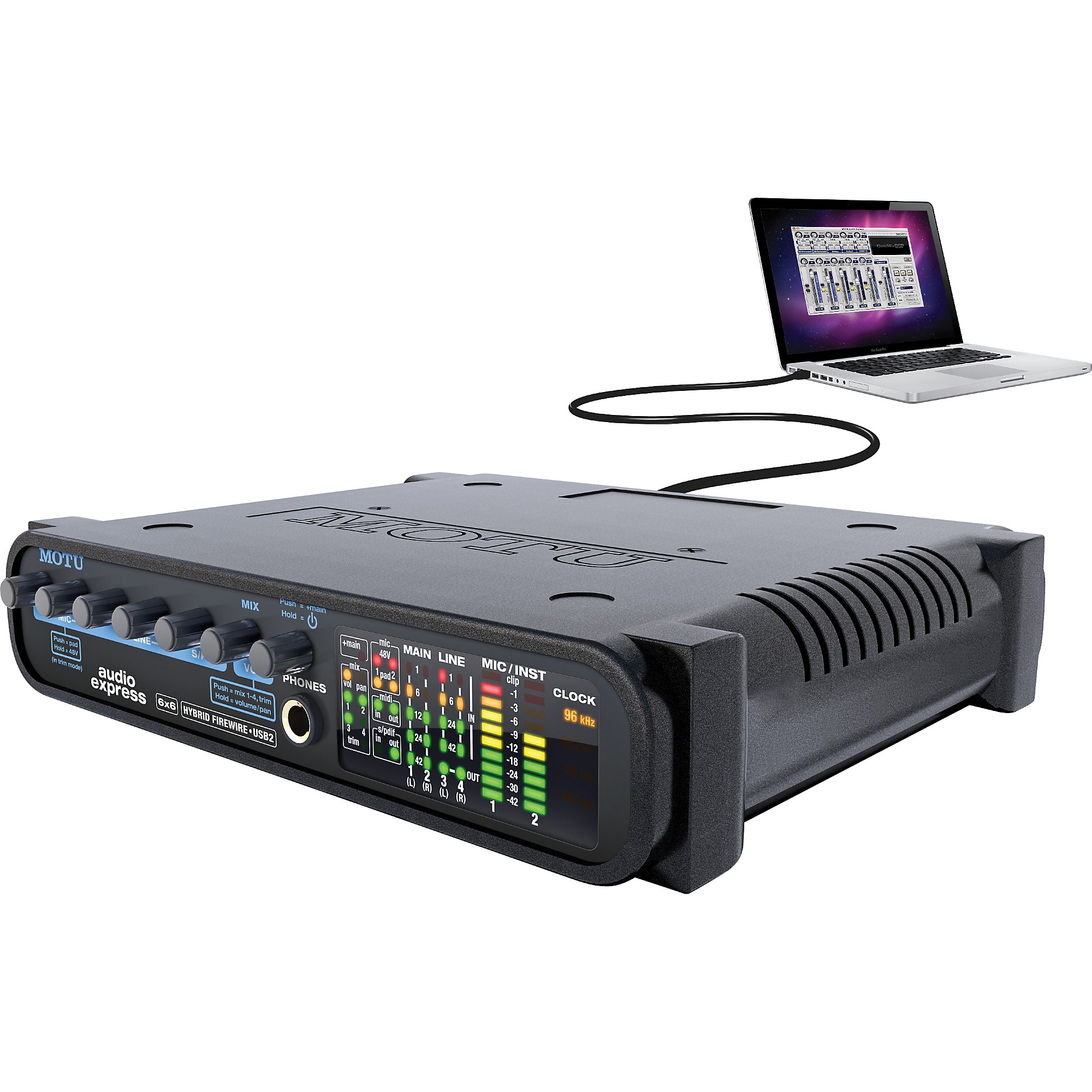 MOTU Audio Express 6 x 6 FireWire/USB 2.0 Audio Interface | Music