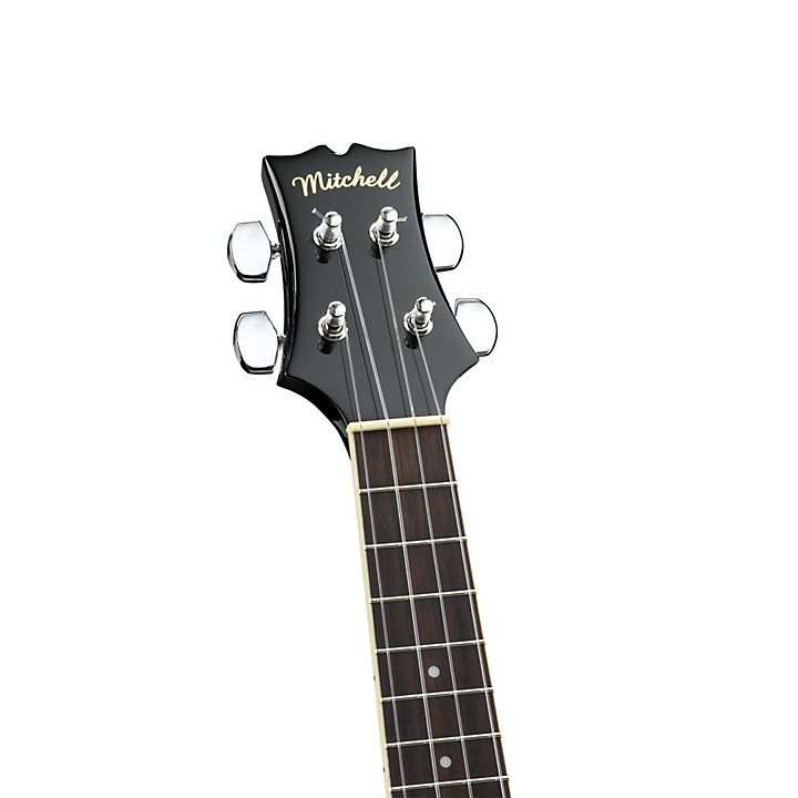 Mitchell mu75bk deals concert ukulele black