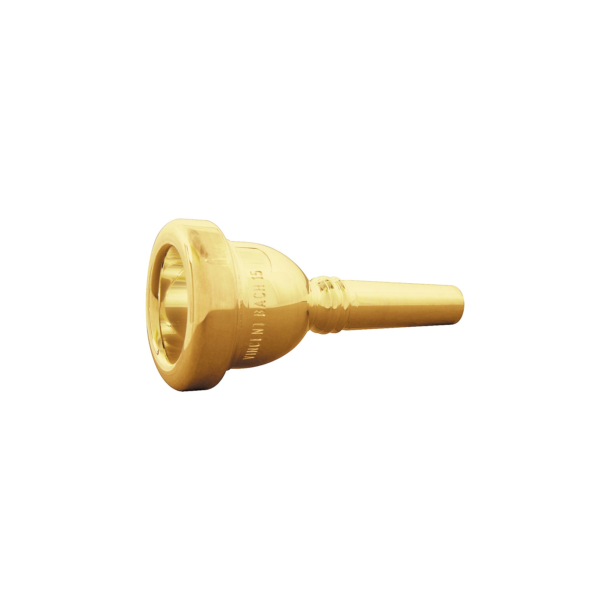 Bach Standard Series Small Shank Trombone Mouthpiece in Gold