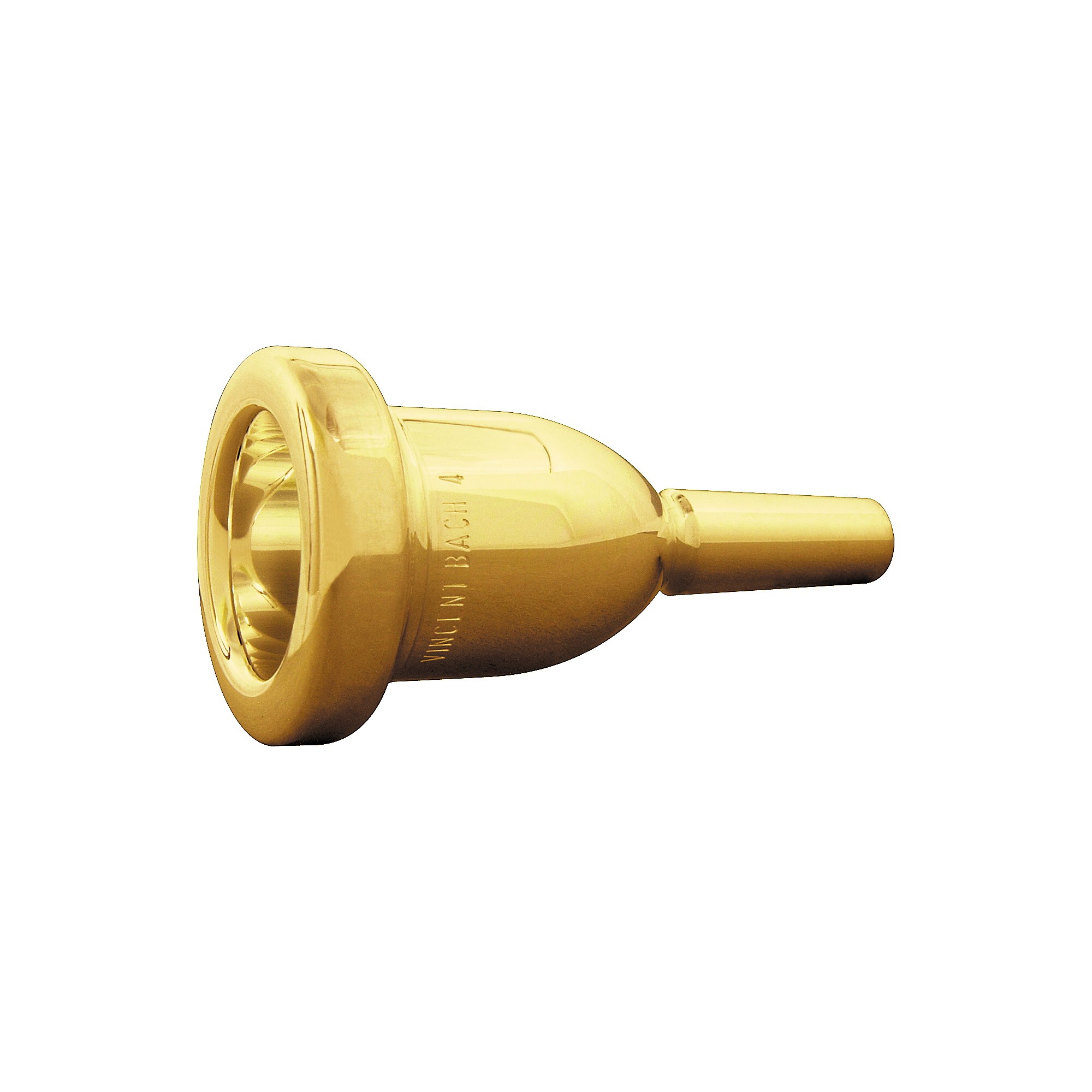 Bach Mega Tone Small Shank Trombone Mouthpiece in Gold | Music & Arts