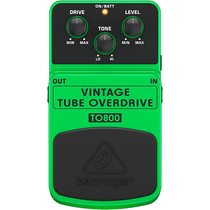 BEHRINGER TO800 ヴィンテージオーバードライブ Behringer TO800 Vintage Tube Overdrive Guitar Effects Pedal