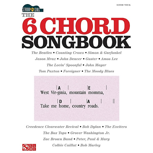 Hal Leonard The 6 Chord Songbook Strum Sing Series Music Arts