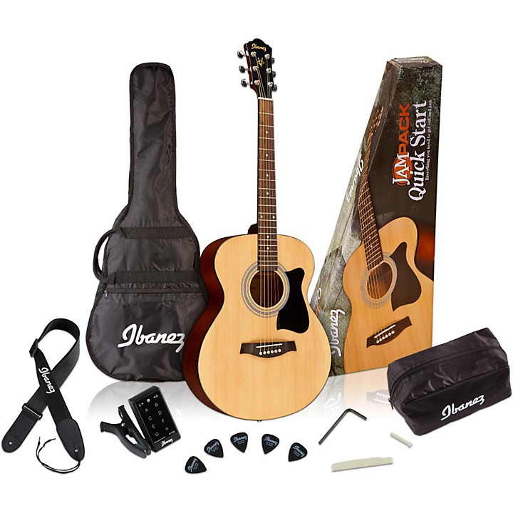 Ibanez IJVC50 Jampack Grand Concert Acoustic Guitar Pack | Music