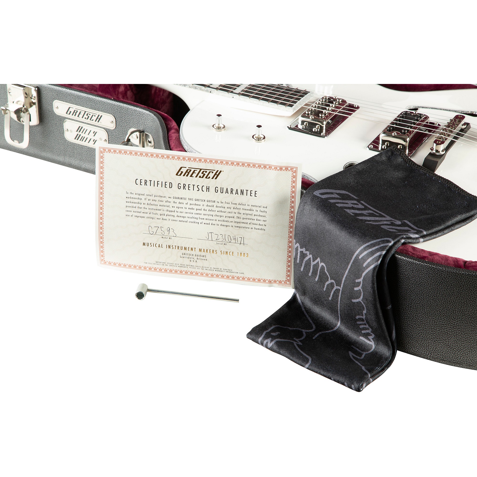 Gretsch Guitars G7593T-BD Billy Duffy Signature White Falcon