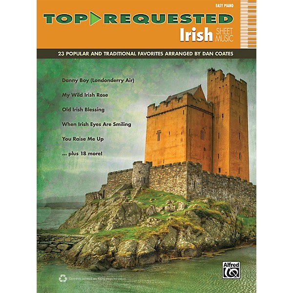 Alfred Top Requested Irish Sheet Music Easy Piano Book Music Arts