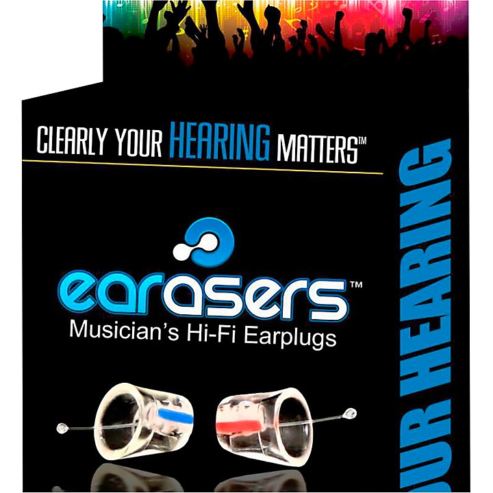 EARASERS Musicians Hifi Earplugs - Large