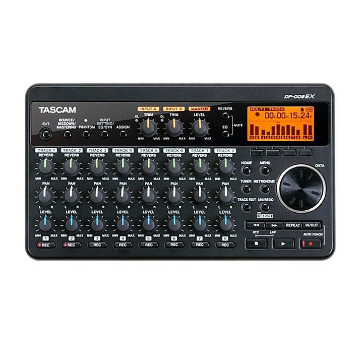 Tascam popular DP-008EX 8-Track Digital Pocket studio