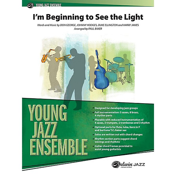 Alfred I M Beginning To See The Light Jazz Band Grade 2 Set