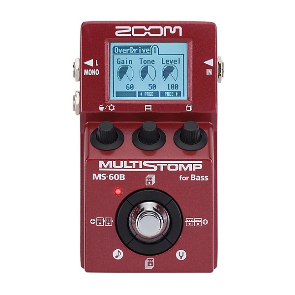 Zoom MS60B MultiStomp Bass Pedal Music & Arts