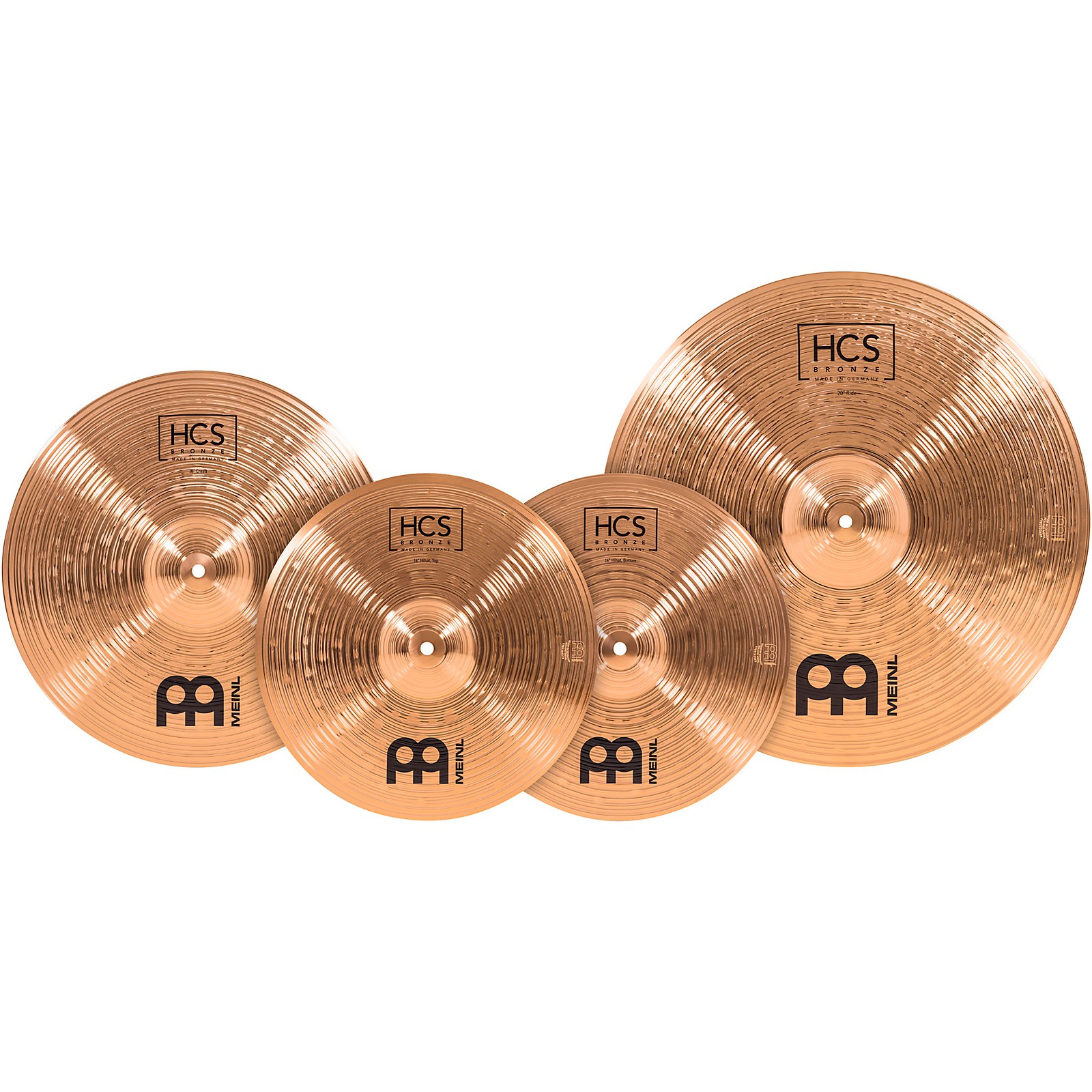 MEINL HCS Bronze Complete Cymbal Set Music  Arts