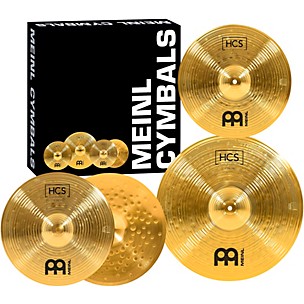 MEINL HCS Cymbal Set With Free 14" Crash