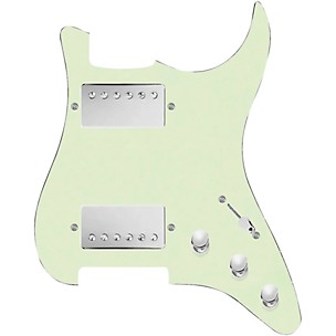920D Custom HH Loaded Pickguard for Strat With Nickel Roughneck Humbuckers and S3W-HH Wiring Harness