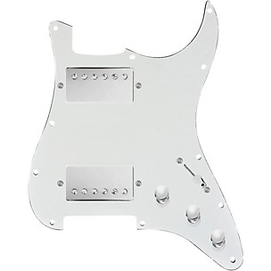 920D Custom HH Loaded Pickguard for Strat With Nickel Smoothie Humbuckers and S5W-HH Wiring Harness