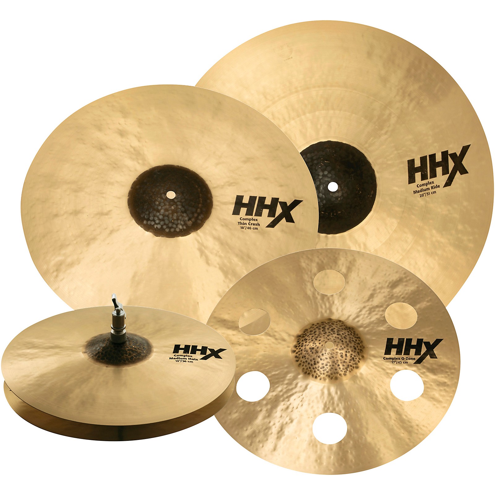 SABIAN HHX Complex Cymbal Set With Free 17