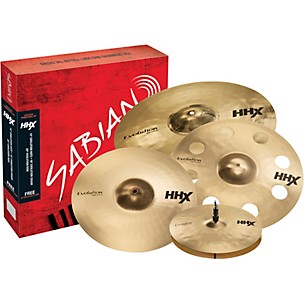 Sabian HHX Evolution Pack with Free HHX Evolution Ozone Crash