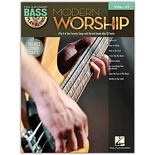Hal Leonard HLP HL 00701920 MOD WORSHIP BASS PLAY ALONG BOOK AND CD
