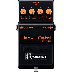 BOSS HM-2W Heavy Metal Waza Craft Distortion Effects Pedal