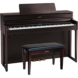 Roland HP704 Digital Upright Piano With Bench