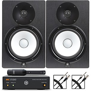 Yamaha HS8 8" Studio Monitor Pair with IK Multimedia ARC Studio Advanced Room Correction System