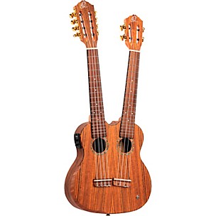 Ortega HYDRA Double Neck 4-String & 8-String Tenor Acoustic-Electric Ukulele