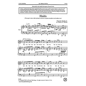 PAVANE Haida 3 Part arranged by Shirley W. McRae