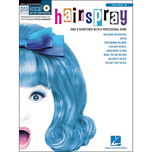 Hal Leonard Hairspray Pro Vocal Songbook for Female Singers Volume 30 Book/CD