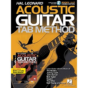 Hal Leonard Hal Leonard Acoustic Guitar Tab Method - Combo Edition Books 1 & 2 with Online Audio, Plus Bonus Material Book/Audio Online