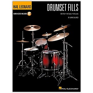 Hal Leonard Hal Leonard Drumset Fills - 500 Fills-All Styles-All Levels Bk/Audio Online