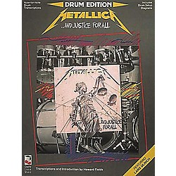 Hal Leonard Metallica And Justice For All Drum Book