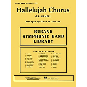 Rubank Publications Hallelujah Chorus Concert Band Level 3-4 Arranged by Clair W. Johnson