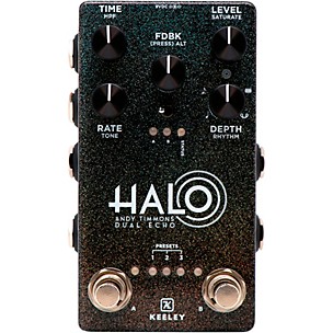 Keeley Halo Andy Timmons Dual Echo Signature Effects Pedal -