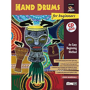 Alfred Hand Drums For Beginners (Book/CD)