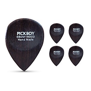 Pick Boy Hand-Made Ebony Exotic Guitar Picks