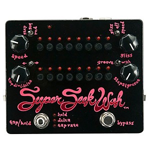 ZVex Hand Painted Super Seek Wah Guitar Effects Pedal