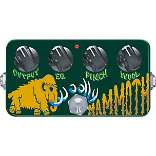 ZVex Hand-Painted Woolly Mammoth Fuzz Bass Effect Pedal