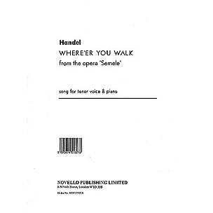 Music Sales Handel: Where'er You Walk From The Opera Semele Music Sales America Series