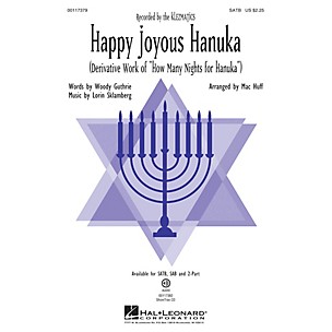 Hal Leonard Happy Joyous Hanuka 2-Part by Klezmatics Arranged by Mac Huff