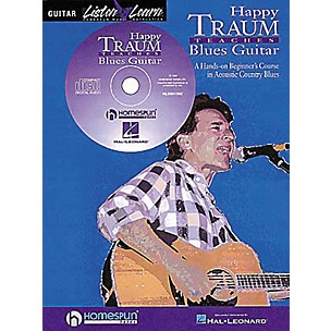 Homespun Happy Traum Teaches Blues Guitar (Book/CD)