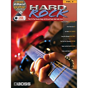 Hal Leonard Hard Rock Guitar Play-Along Volume 3 (Boss eBand Custom Book with USB Stick)