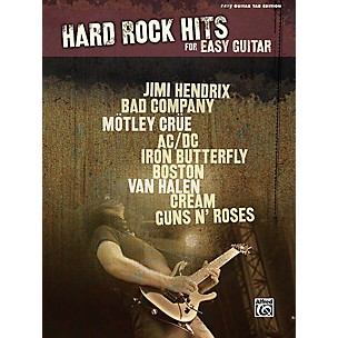 Hal Leonard Hard Rock Hits for Easy Guitar Easy Guitar Series Softcover Performed by Various