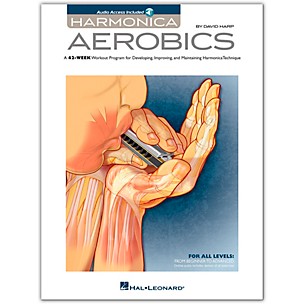 Hal Leonard Harmonica Aerobics 42-Week Workout Program Book/Audio Online