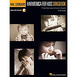 Hal Leonard Harmonica for Kids Songbook - 11 Popular Songs Arranged on Harmonica for Beginners Book/Online Audio