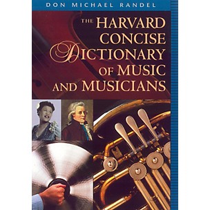 Alfred Harvard Concise Dictionary of Music and Musicians 9" x 6 1/4" format
