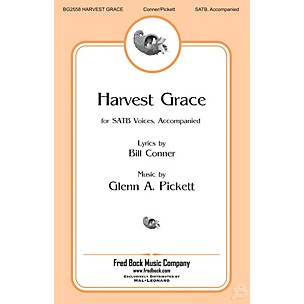 Fred Bock Music Harvest Grace SATB composed by Glenn Pickett